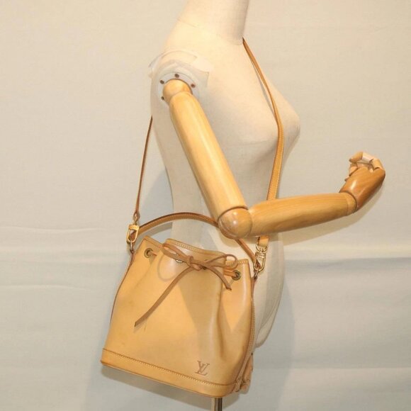 LOUIS VUITTON Nomad Mini Noe Hand Bag Leather Beige M43528 LV Auth ki3759V - Picture 3 of 16